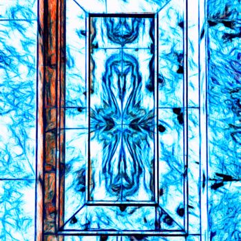 「Electric Blue Moria…」というタイトルのデジタルアーツ Joseph Anthony Quattrominiによって, オリジナルのアートワーク, 操作されていない写真