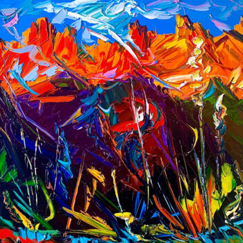 Schilderij getiteld "Your salvation is i…" door Nikol Aghababyan, Origineel Kunstwerk, Olie