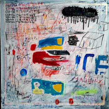 绘画 标题为“basquiat soundtracks” 由Hector O'Kanin, 原创艺术品, 丙烯
