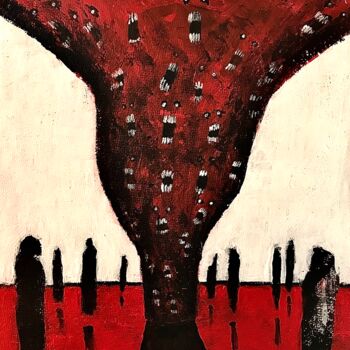 Schilderij getiteld "Eruption" door Vaxo Lang, Origineel Kunstwerk, Acryl