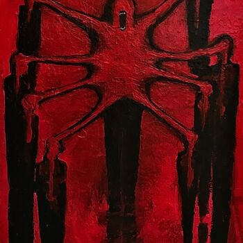 Peinture intitulée "Mind flayer" par Vaxo Lang, Œuvre d'art originale, Acrylique