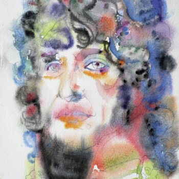 Pintura intitulada "JOACHIM MURAT" por Lautir, Obras de arte originais, Aquarela
