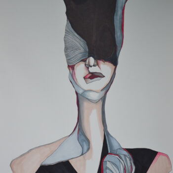 「love is blind」というタイトルの描画 Camille Joannyによって, オリジナルのアートワーク, マーカー