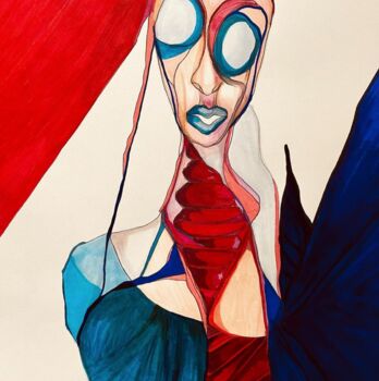 「digest」というタイトルの描画 Camille Joannyによって, オリジナルのアートワーク, マーカー