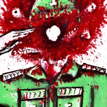 Painting titled "Patriot" by Vaxo Lang, Original Artwork, Acrylic