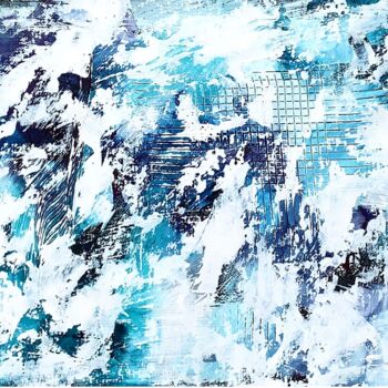 Painting titled "Beyond the sea No.…" by Anita Kaufmann, Original Artwork, Acrylic