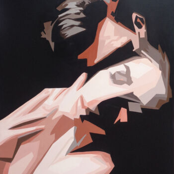Peinture intitulée "Passion" par Elli Popa, Œuvre d'art originale, Acrylique