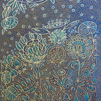Malerei mit dem Titel "Original painting "…" von Olga Rokhmanyuk (ROArtUS), Original-Kunstwerk, Acryl