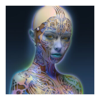 Printmaking titled "Tehos - Hybridation…" by Tehos, Original Artwork, Digital Photography