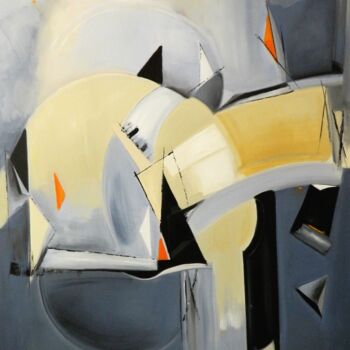 Malerei mit dem Titel "A look at the defin…" von Clari Netzer, Original-Kunstwerk, Öl Auf Keilrahmen aus Holz montiert