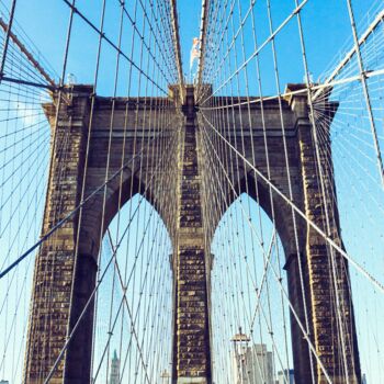 Peinture intitulée "Brooklyn Bridge" par Steven M Etkind, Œuvre d'art originale, Photographie numérique