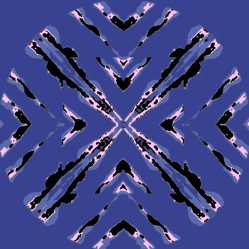 Photography titled "Wave Geometric 1d10c" by Ken Lerner, Original Artwork, Digital Photography