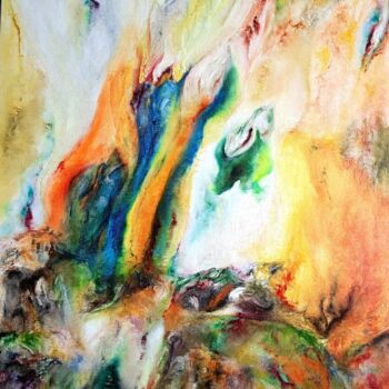 "Absorption" başlıklı Tablo Jean-Luc Sert tarafından, Orijinal sanat, Petrol