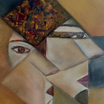 Painting titled "Една посока" by Anna Mytavska (Cabrerra), Original Artwork, Oil