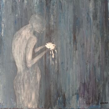Schilderij getiteld "Caralimpa" door Diogo Amaro, Origineel Kunstwerk, Olie