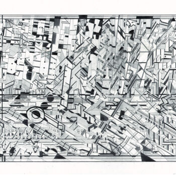 图画 标题为“LOCUS” 由David Boyd, 原创艺术品, 铅笔
