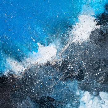 Schilderij getiteld "Abstract composition" door Anelia Shikova, Origineel Kunstwerk, Acryl Gemonteerd op artwork_cat.