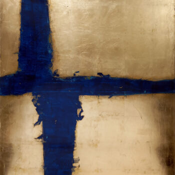 Peinture intitulée "blue sky" par Elie D'Oleron, Œuvre d'art originale, Acrylique Monté sur Châssis en bois