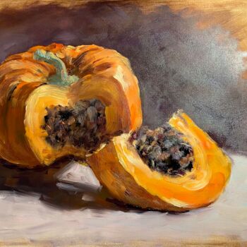 Peinture intitulée "Autumn feeling" par Sofiia Kulichkova (Sonjakul), Œuvre d'art originale, Huile