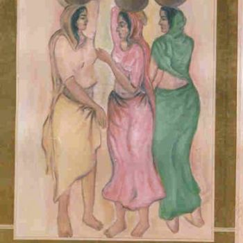 Painting titled "Water" by Savita Singh, Original Artwork