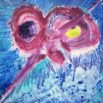 Peinture intitulée "Collusion" par Gerard Pacaud, Œuvre d'art originale, Acrylique Monté sur Châssis en bois