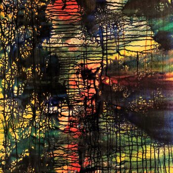 Painting titled "The truth comes out" by Felix Günther, Original Artwork, Acrylic