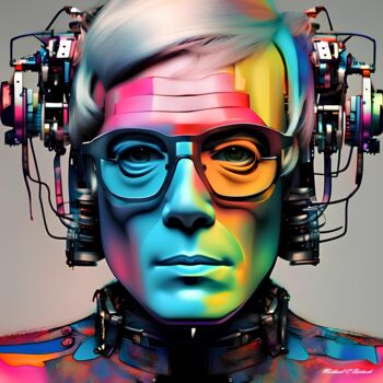 Digital Arts titled "Warhol" by Michael C Bertsch, Original Artwork, 2D Digital Work