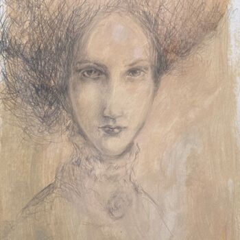 Painting titled ""Peacocks, you say?"" by Marina Shavyrina-Shkoliar, Original Artwork, Pencil