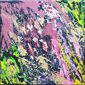 Peinture intitulée "Éraflures" par Julie Verhague, Œuvre d'art originale, Acrylique Monté sur Châssis en bois