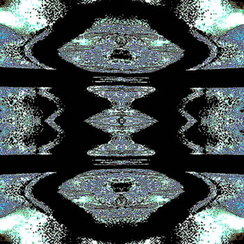Photography titled "Ripples x8d" by Ken Lerner, Original Artwork, Digital Photography