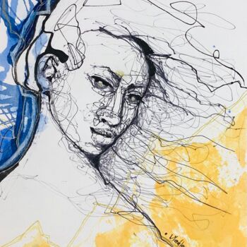 Pintura titulada "206" por Vladlena Dudchak, Obra de arte original, Acuarela