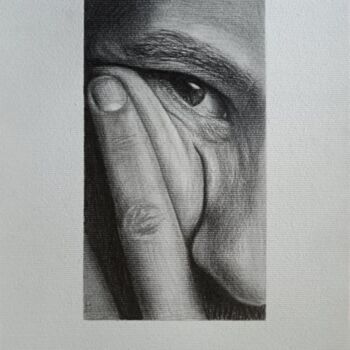 Drawing titled "confident look" by Vitaly.Arts, Original Artwork, Graphite