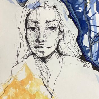 Картина под названием "208" - Vladlena Dudchak, Подлинное произведение искусства, Акварель