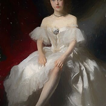 Digital Arts titled "Princess Sophia of…" by Gerry Martinez, Original Artwork, Digital Painting