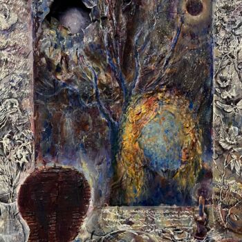 "Window Frame" başlıklı Tablo Jake Sheykhet tarafından, Orijinal sanat, Petrol