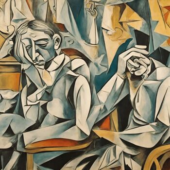 Artes digitais intitulada "Burnout Syndrome" por Pako Benoit, Obras de arte originais, Imagem gerada por IA