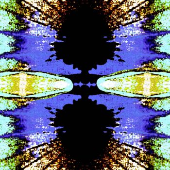 Photography titled "Hibiscus 5x2h" by Ken Lerner, Original Artwork, Digital Photography