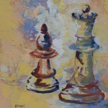 Peinture intitulée "si fier, si fou..." par Anne-Frédérique Ferret, Œuvre d'art originale, Huile