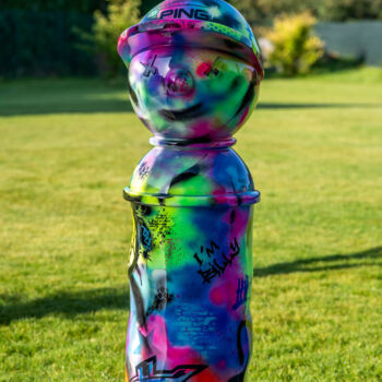 Sculpture titled "Billy Boy Street Ar…" by Xavier Wttrwulghe, Original Artwork, Resin