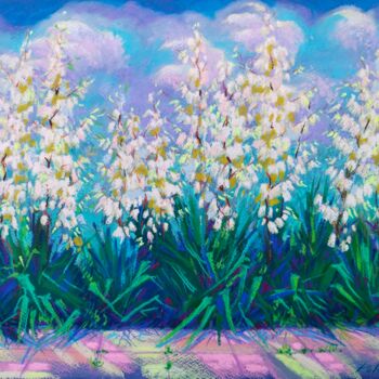 Painting titled "Юка" by Olena Polovna, Original Artwork, Pastel
