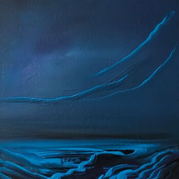 Malerei mit dem Titel "Hidden Depths" von Sophia Kühn, Original-Kunstwerk, Acryl