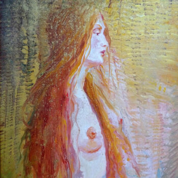 Ζωγραφική με τίτλο "⭐️Poussière d'Étoile…" από Isabel Mahe, Αυθεντικά έργα τέχνης, Λάδι