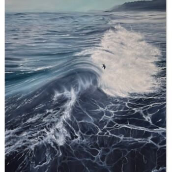 绘画 标题为“Covering wave” 由Kate Samsoniuk, 原创艺术品, 油