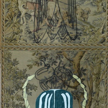 Peinture intitulée "_body_soul_" par Xavier Debeerst, Œuvre d'art originale, Huile Monté sur Châssis en bois
