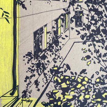 Drawing titled "505" by Vladlena Dudchak, Original Artwork, Marker