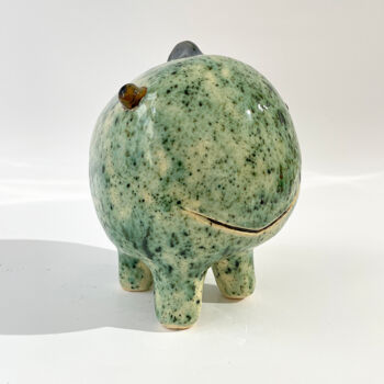 Sculpture titled "Sweet Monstrum IV" by Viktor Zuk, Original Artwork, Ceramics