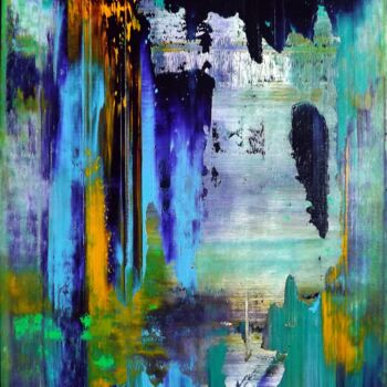Painting titled "Half a world away" by Giuseppe Pastore, Original Artwork, Oil