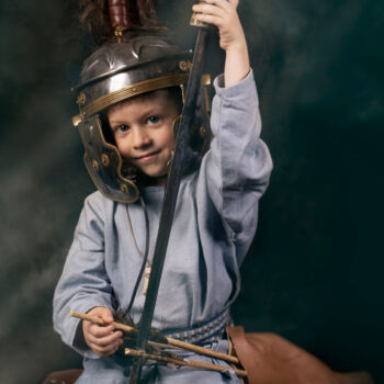Fotografie getiteld "Dacian Child" door Grigore Roibu, Origineel Kunstwerk, Digitale fotografie
