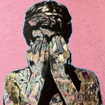 Painting titled "11H26" by Raphaël André, Original Artwork, Acrylic