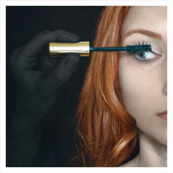 Fotografia intitulada "Yeux de biche 3/3" por Bettina Dupont, Obras de arte originais, Fotografia digital